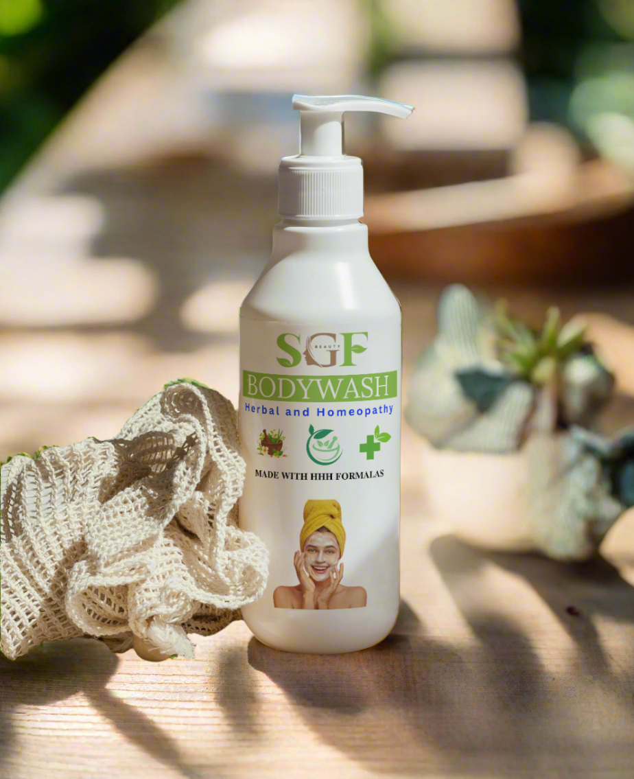 SGF Herbal Body Wash – Pure Bliss with Calendula & Rose Petals