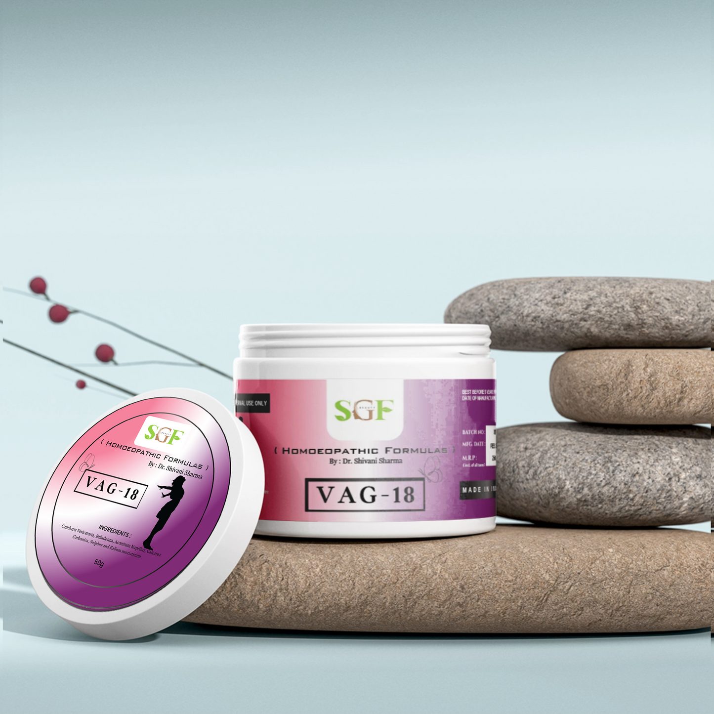 SGF Vag 18 Cream: Restore Vaginal Health, Tightening & Infection-Free