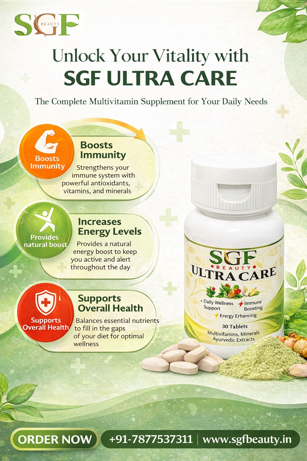 SGF ULTRA CARE ( MULTI-VITAMIN)