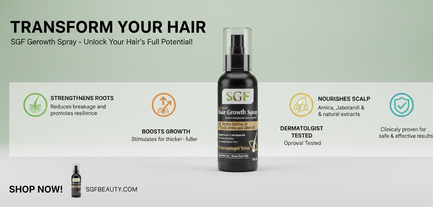 SGF Hair Spray: Nourish & Strengthen with Natural Ingredients