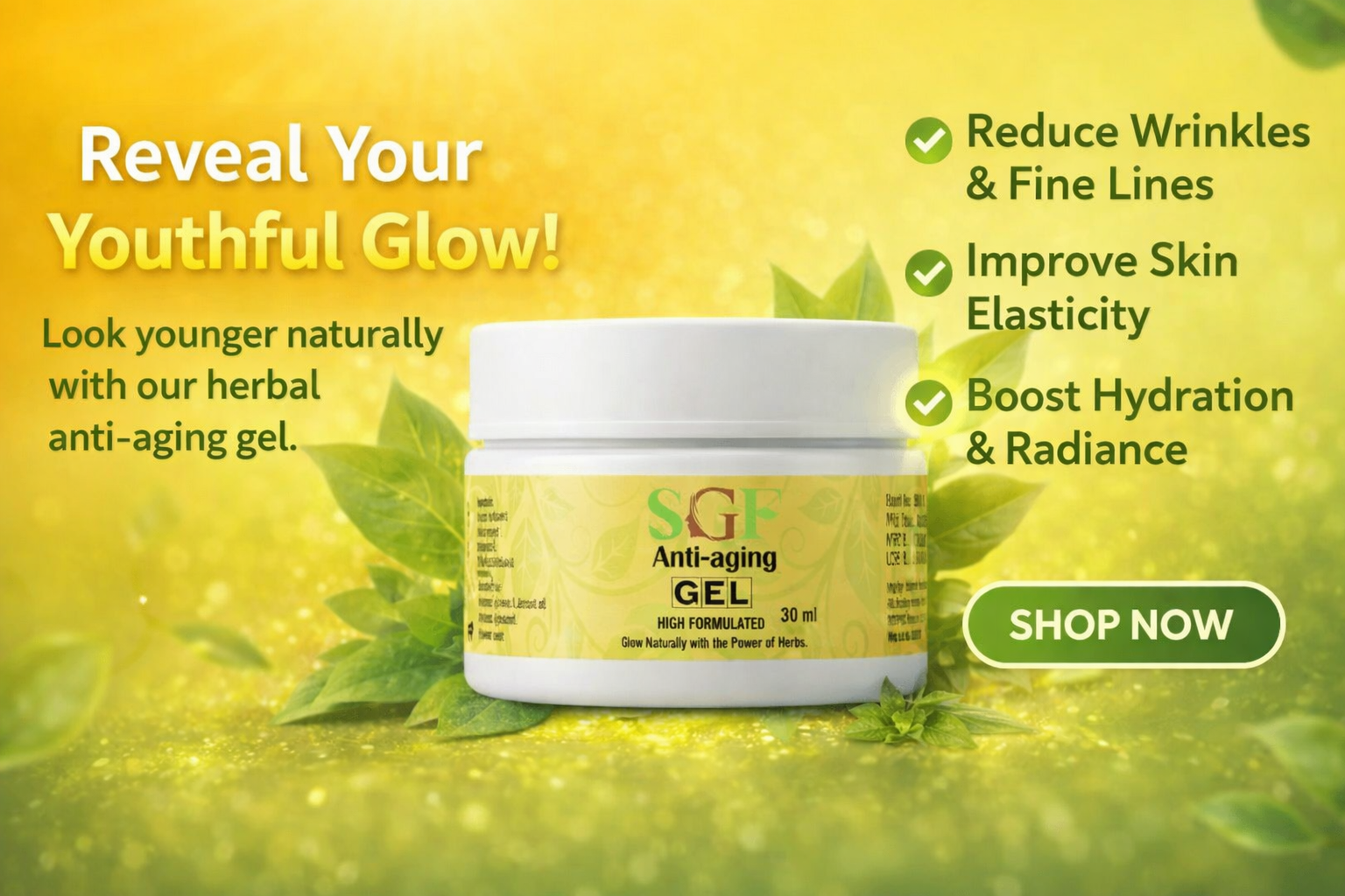 SGF Soothing Facial Gel – Hydrate, Heal & Soothe Your Skin Naturally