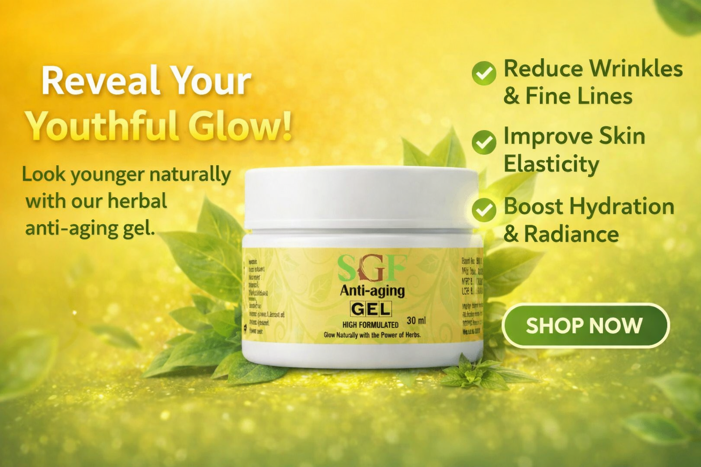 SGF Soothing Facial Gel – Hydrate, Heal & Soothe Your Skin Naturally