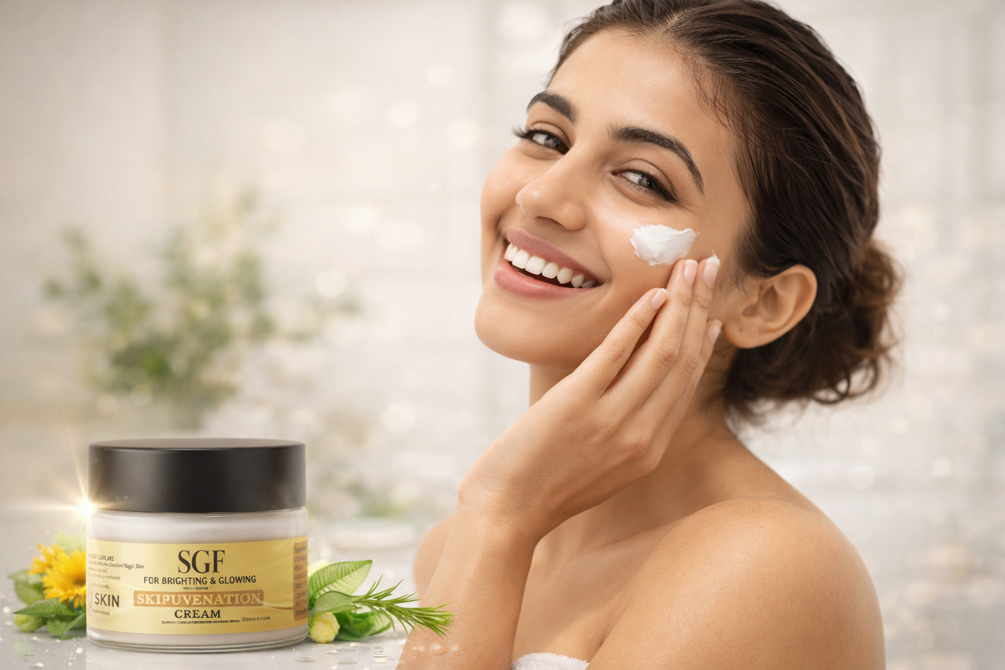 SGF Rejuvenation Cream: Herbal Radiance for Bright, Even Skin