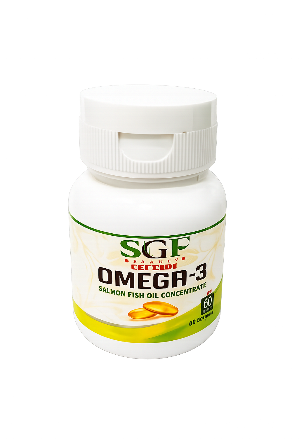 SGF OMEGA 3 softgels contains EPA& DHA ( NUTEACUTICAL)