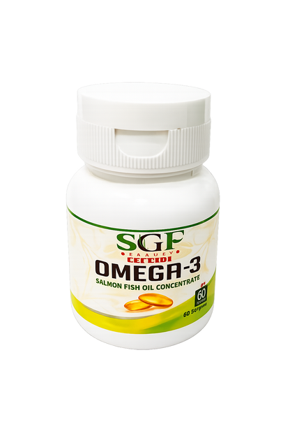 SGF OMEGA 3 softgels contains EPA& DHA ( NUTEACUTICAL)