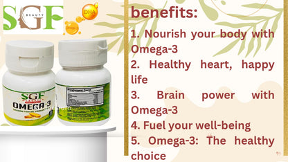 SGF OMEGA 3 softgels contains EPA& DHA ( NUTEACUTICAL)