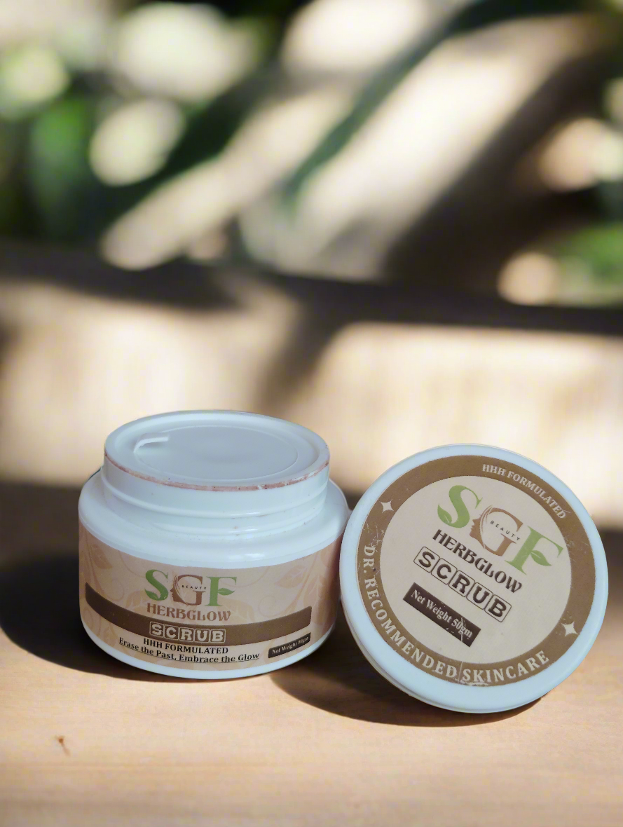 SGF Herbal Face Scrub: Unclog Pores, Fight Blackheads & Glow