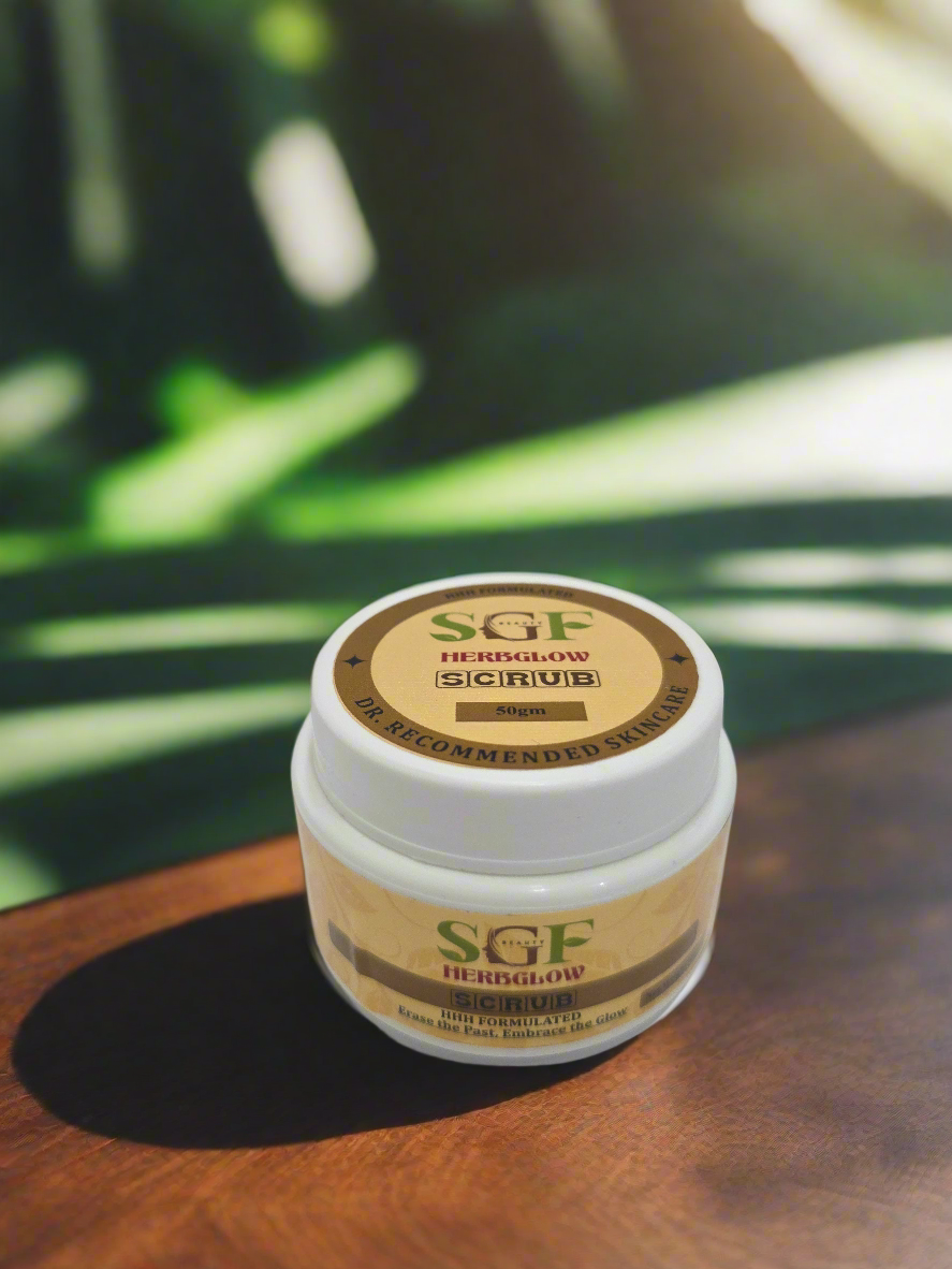 SGF Herbal Face Scrub: Unclog Pores, Fight Blackheads & Glow